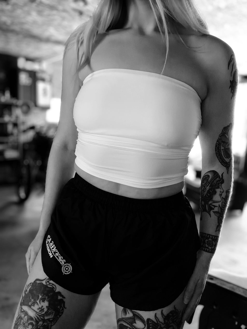 Lawless Division Women's High-Cut Running Shorts