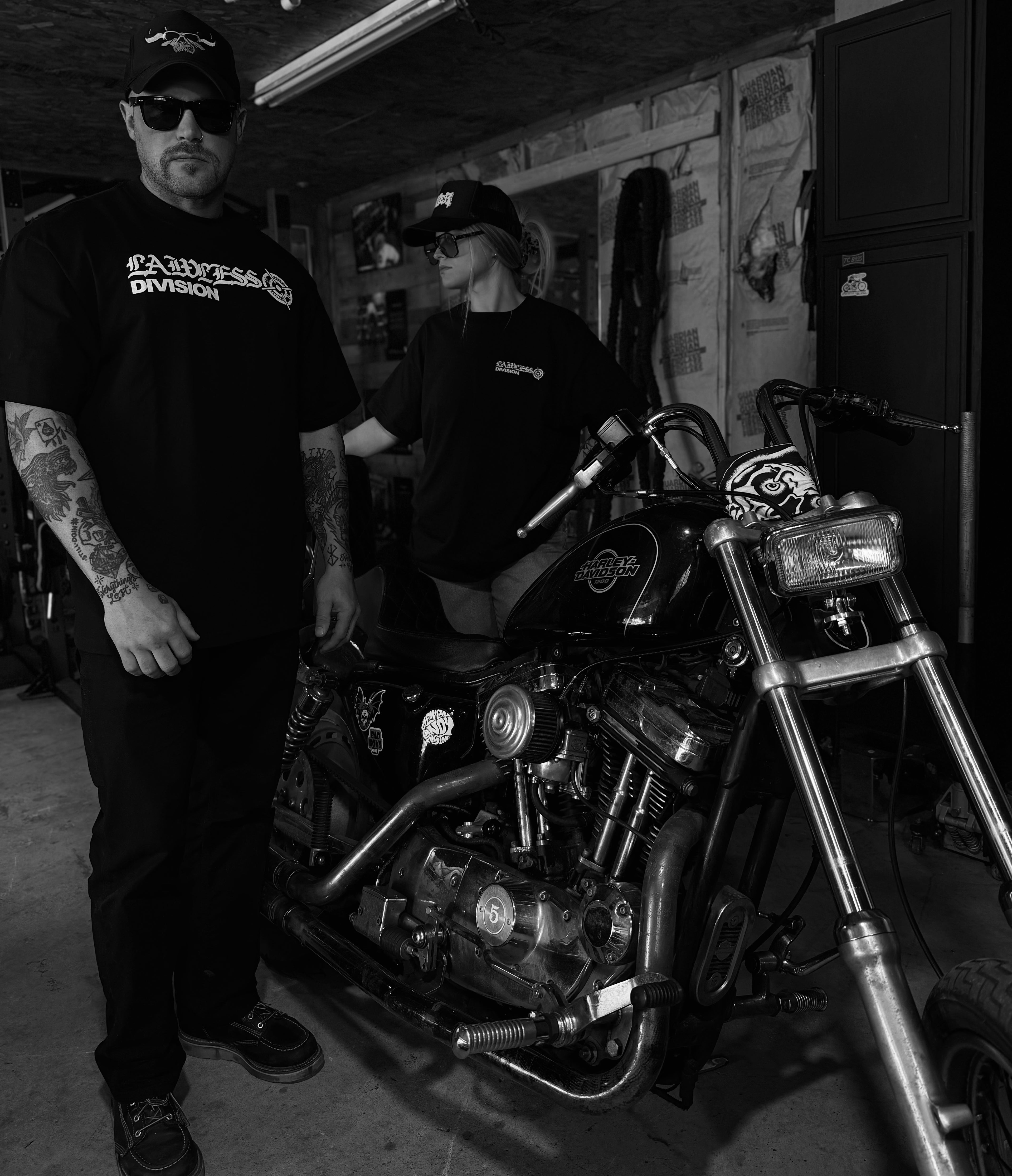 Lawless Division Oversized Tee with Back