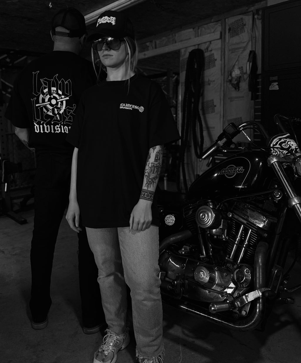 Lawless Division Oversized Tee with Back